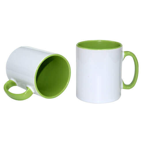 Tazza 300 ml FUNNY verde chiaro Sublimazione Termostampa