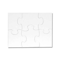 Puzzle A5 per bambini 6 elementi Trasferimento termico a sublimazione