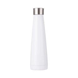 Borraccia piramide per bevande 420 ml - bianca - Stampa sublimatica a trasferimento termico