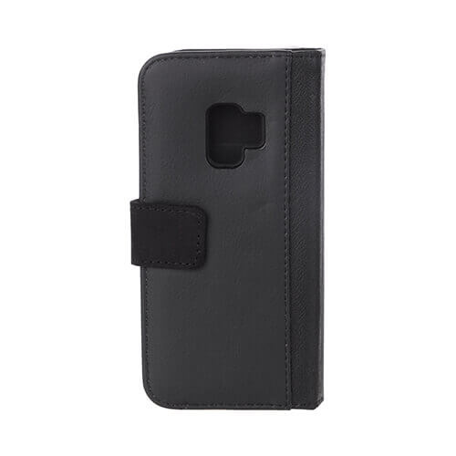 Custodia 3D Samsung Galaxy S9 G9600 nero in cuoio per Sublimazione trasferimento termico