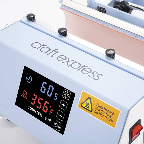 Craft Express Elite Pro Max Touch Screen Pressa per tazza e bicchiere blu