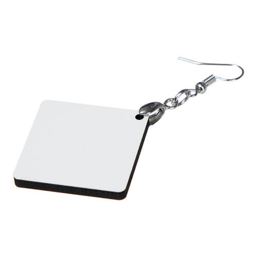 Orecchini in MDF per sublimazione - quadrato