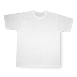 Maglietta bianca Cotton-Touch per Sublimazione di trasferimento termico