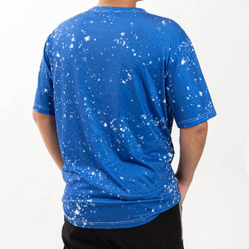T-shirt Cotton-Like Bleached Starry Blue per sublimazione