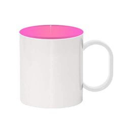 Tazza di plastica 330 ml rosa Sublimazione Termostampa