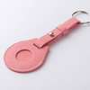 Portachiavi in ​​pelle con cintura / custodia AirTag per sublimazione - rosa