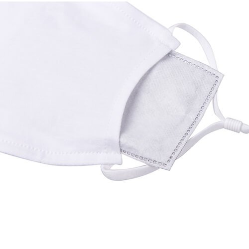 Maschera grande per viso per sublimazione con filtro