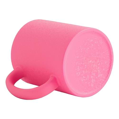 Tazza 325 ml con effetto superficie screpolata per sublimazione - rosa