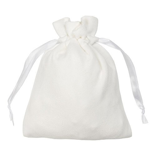 Borsa in peluche 15 x 19 cm per sublimazione