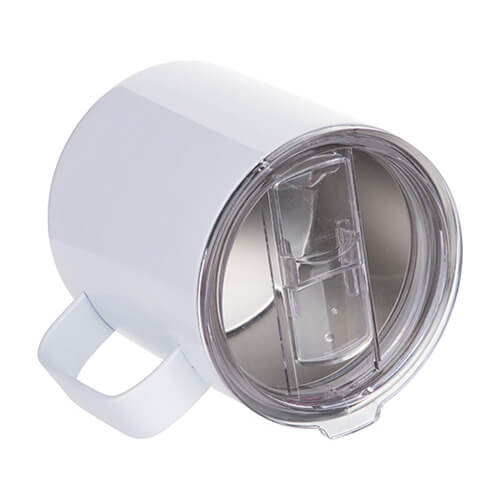 Tazza in metallo 500 ml per caffè sublimatico - bianco