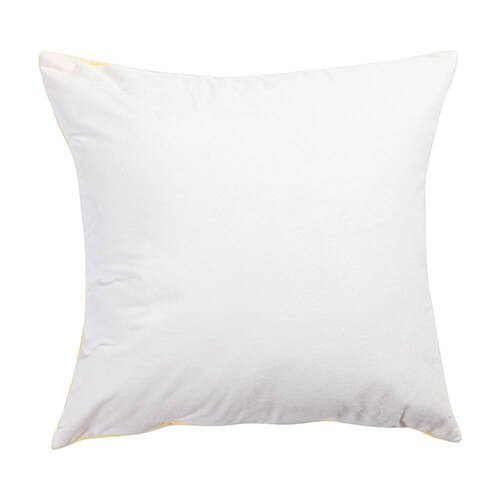 BestSub federa in peluche 40 x 40 cm per sublimazione - giallo