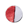 Patch paillettes bicolore da sublimare - cerchio rosso Ø 19