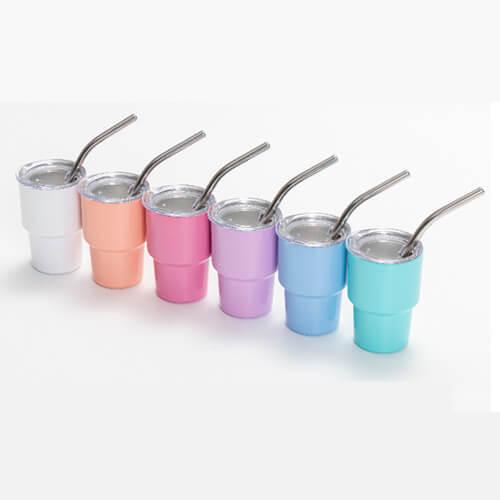 6 bicchierini per sublimazione - colori misti