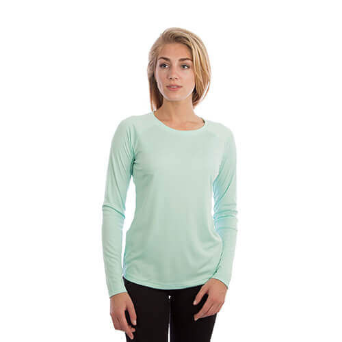 Maglietta Solar per la donna a maniche lunghe per Sublimazione – Seagrass