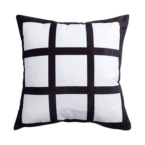 Federa in peluche con pannelli per foto per sublimazione - 9 pannelli