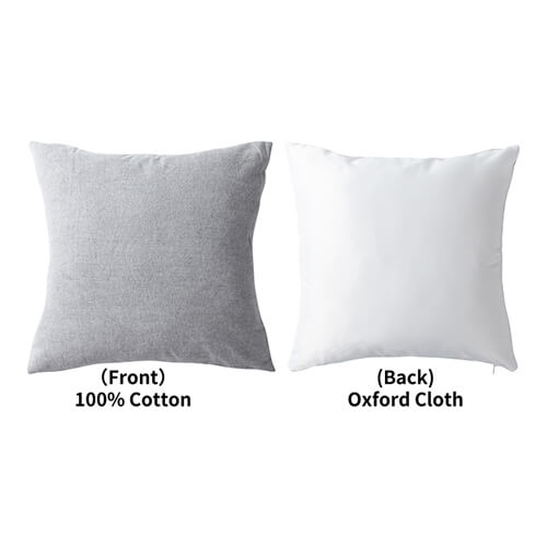 Federa bicolore 40 x 40 cm per sublimazione - grigio