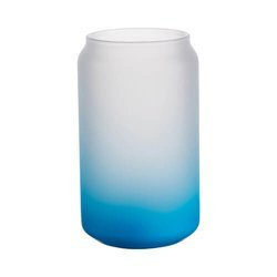 Vetro smerigliato da 400 ml per sublimazione - sfumatura blu