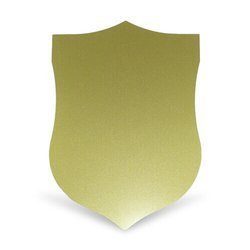 Lamiera di acciaio scudo 21 x 29,7 cm colore oro Sublimazione Trasferimento termico