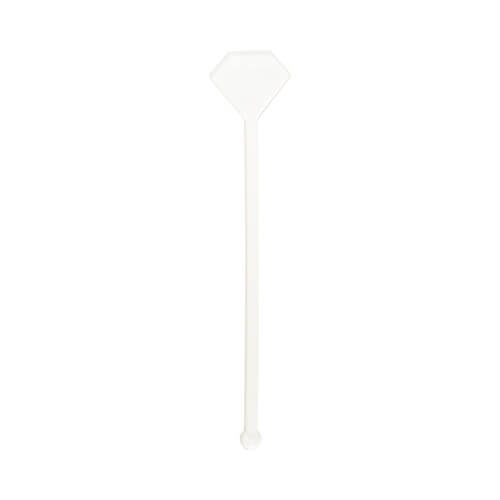 Agitatore per bevande in acrilico 15 cm per sublimazione - diamante