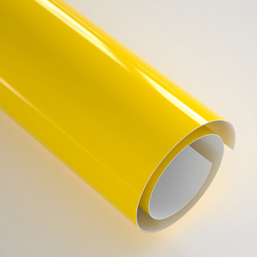 Pellicola autoadesiva 30,5 x 30,5 cm - 20 fogli - Glossy Yellow