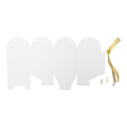 Confezione decorativa per sublimazione - 9 x 9 x 13 cm