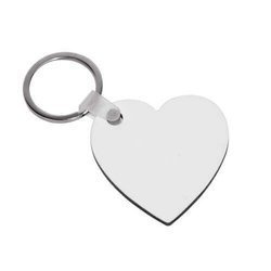 Portachiavi cuore in MDF Sublimazione Trasferimento termico