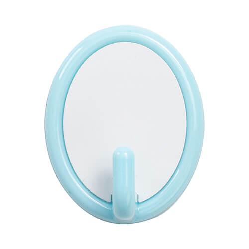 Gancio piccolo in plastica per sublimazione - ovale blu