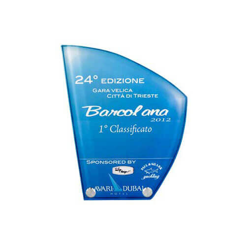 Statuetta in acrilico VELA 14 x 18 cm per sublimazione