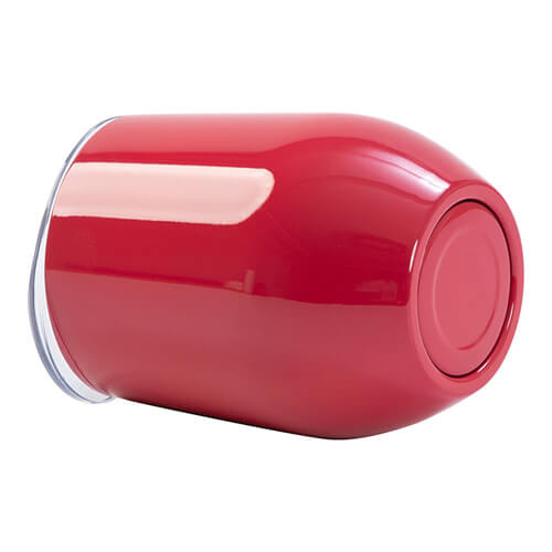 Tazza per vin brulé 360 ml per sublimazione - rossa con foro per bere chiuso