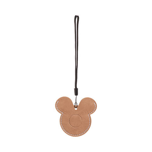 Custodia Topolino / AirTag per sublimazione - marrone