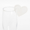Appendino in vetro acrilico per sublimazione - cuore