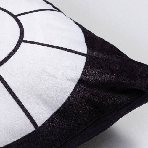 Federa di peluche con pannelli per foto per sublimazione - cerchio