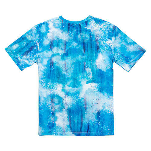 T-shirt Cotton-Like Bleached Mist Blue per sublimazione