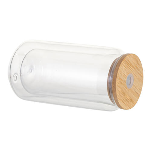 Tazza in vetro da 300 ml a doppia parete per sublimazione