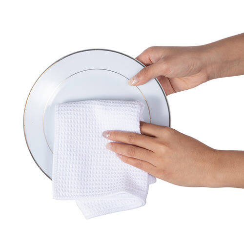 Asciugapiatti 28 x 46 cm per sublimazione - bianco