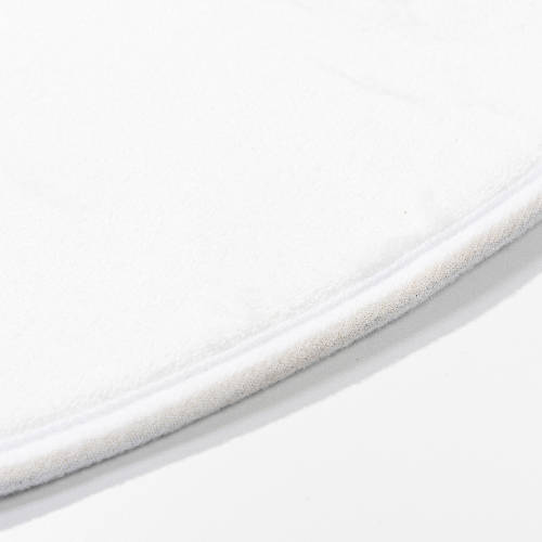 Zerbino rotondo a sublimazione in flanella