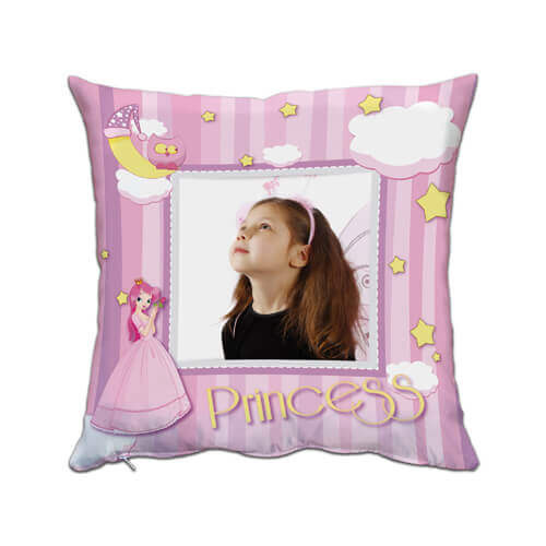 Federa in raso bicolore 38 x 38 cm per sublimazione - Principessa