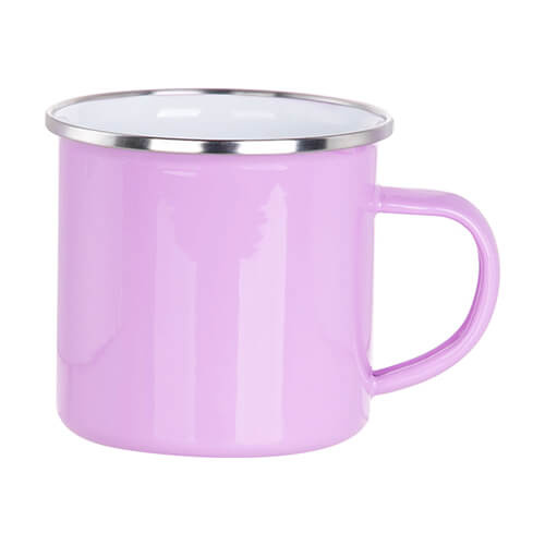 Tazza in metallo 360 ml per sublimazione - lavanda