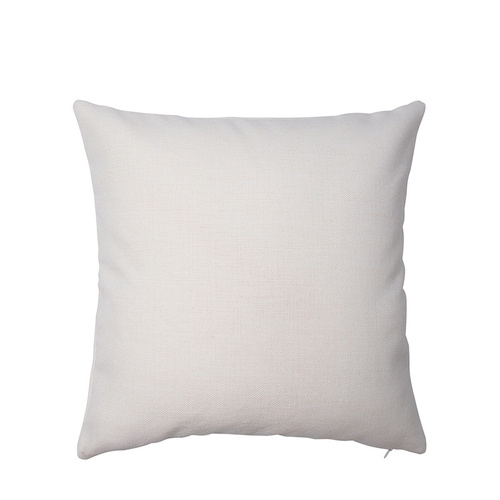 Set di 4 federe in lino 40 x 40 cm da stampare