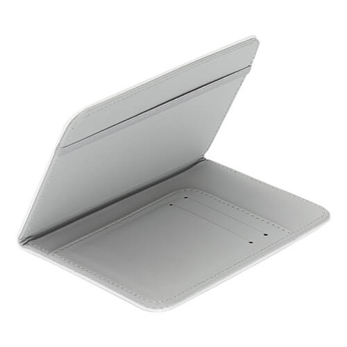 Porta passaporto in pelle per sublimazione - bianco