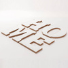 Lettere decorative da 25 cm in MDF per sublimazione - HOME