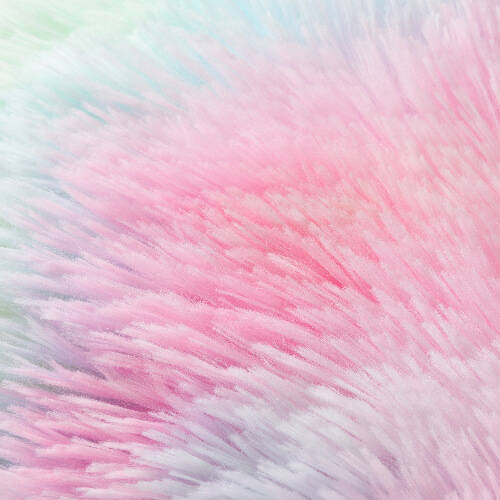 Federa colorata 45 x 45 cm in pile a pelo lungo e microfibra per sublimazione