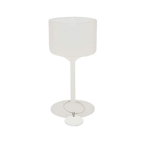 Ciondolo per calice di vino - cerchio - Trasferimento termico a sublimazione