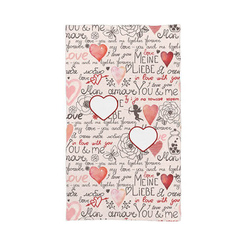 Coperta in pile per sublimazione - Love