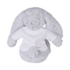 Coniglio di peluche 22 cm con maglietta per stampa a sublimazione - grigio chiaro