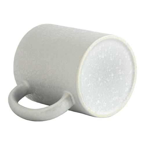 Tazza 325 ml con effetto superficie screpolata per sublimazione - argento