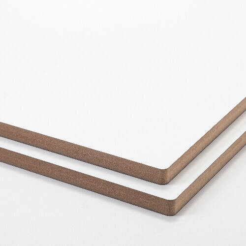 Pannello in fibra per sublimazione 20 x 20 x 1,5 cm - 2 pezzi. - dorso nero