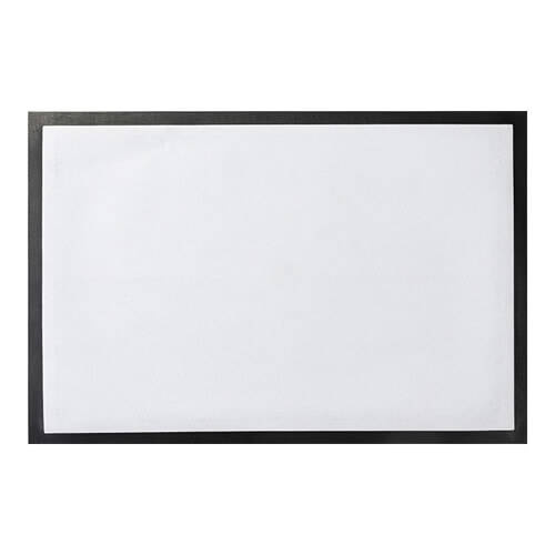 Zerbino 70 x 50 cm su gomma nera per sublimazione