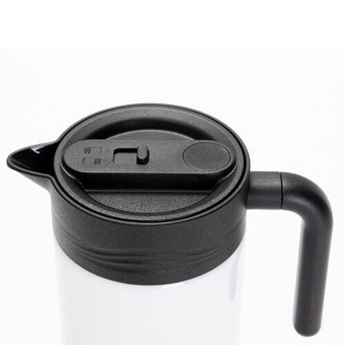 Caraffa termica per caffè in acciaio inox da 1200 ml per sublimazione - bianco