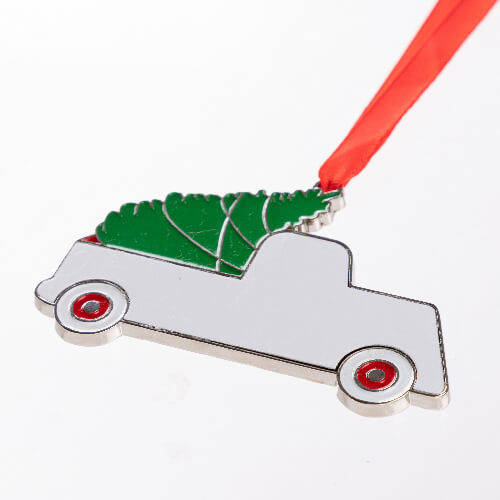 Ciondolo albero di Natale in metallo per sublimazione - Riprendersi